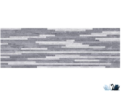 Керамическая плитка Laparet Pegas серый мозаика 20х60 см глянец - под Alivery Grey в магазине Marysя