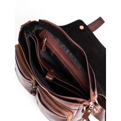 Кожаная мужская сумка Madruzzo Premium brown (арт. 
5068-53)