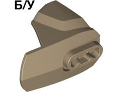 ! Б/У - Hero Factory Armor with Ball Joint Socket - Size 4, Dark Tan (90640 / 6139222) - Б/У