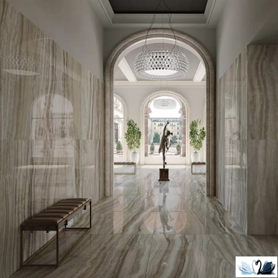 Керамогранит Kerama Marazzi Ониче 119,5х238,5 см зелёный светлый лаппатированный