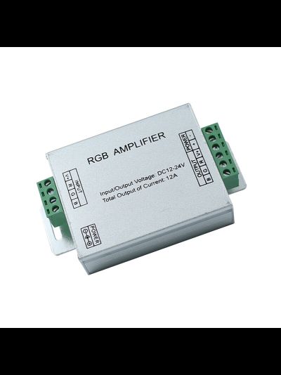Усилитель питания для RGB-ленты AMP12AESB 3х4А (144Вт) 12В /Ecola™/