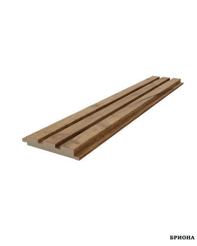 ПАНЕЛЬ СТЕНОВАЯ РЕЕЧНАЯ  МДФ Дуб Крафт Табачный  2800X119X16