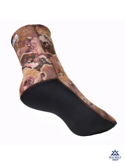 Носки неопреновые 9мм AquaDiscovery "OPEN CELL Duratex Camo" p.46/47