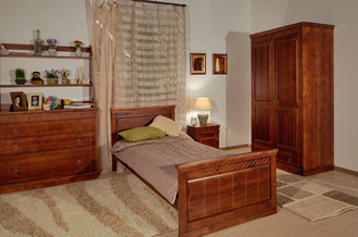 Шкаф Дания из массива сосны 2-створчатый с ящиком 99 Х 60 Х 194 СМ