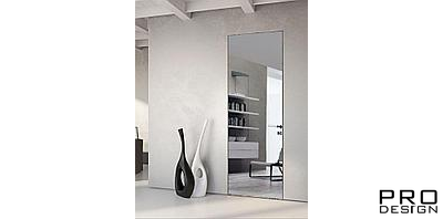 Комплект скрытой двери Pro Design Reverse Glass Зеркало бронза, графит 2200