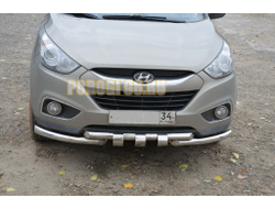 Защита переднего бампера G d60/60 для Hyundai IX 35 (2010-2015)