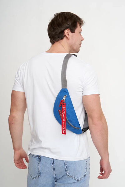 Сумка на пояс Optimum Mini RL, голубая