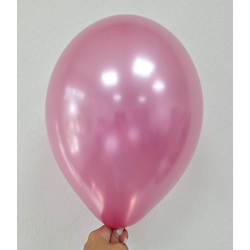 Воздушный шар "Розовый темный" металлик  30 см.