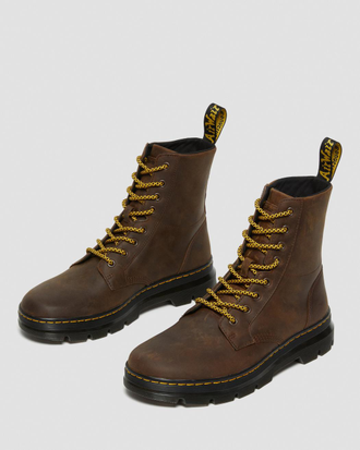 Dr. Martens COMBS CRAZY HORSE LEATHER CASUAL BOOTS