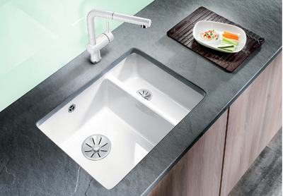 Мойка Blanco SUBLINE 350/150-U PuraPlus с отв.арм. InFino