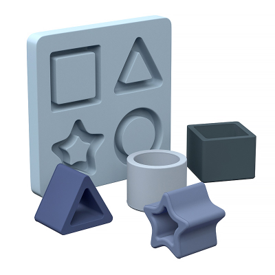 Сортер из пищевого силикона Голубой