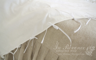 Постельное белье Прованс, льняное постельное