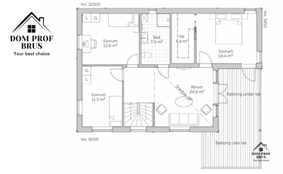 Королевство 164м2 12х7