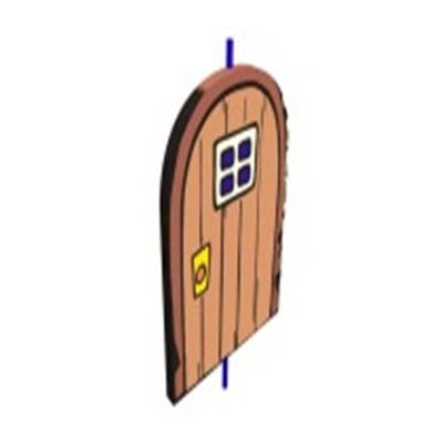 Вертушка однолопастная