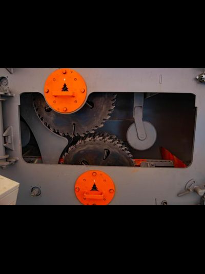 Промышленный брусовальный станок Триумф 16П480/Двухвальный  бревнопильный станок «Триумф-СБЦ480», от