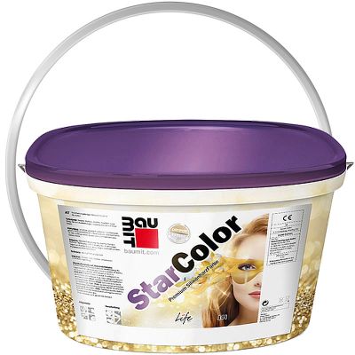 Краска фасадная силиконовая премиум-класса BAUMIT StarColor Белая база 14 л/22,4 кг