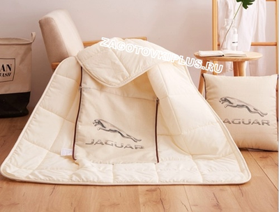 Подушка - одеяло с логотипом JAGUAR