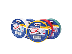 Изолента Unibob, пвх, 150 мкм, 19 мм x 20 м, красная 59492
