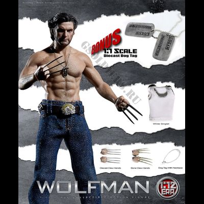 Росомаха (Логан, Люди Икс) Марвел - Коллекционная фигурка 1/12 The Wolfman, Wolverine (Logan, X-Men) Marvel (EA001) - TOYS ERA