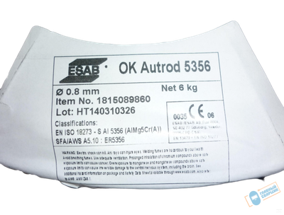 Сварочная проволока ESAB OK Autrod 5356 d=0.8 мм (кат. 6,0кг)