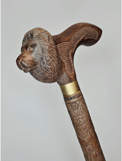Трость "Лев Резной - Африка" В единственном экземпляре
