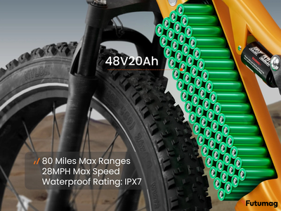 Электровелосипед PUCKIPUPPI BEAGLE оранжевый