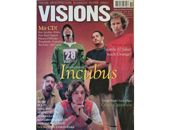 Visions Magazine November 2001 Incubus, Bush, Pulp, Иностранные музыкальные журналы, Intpressshop