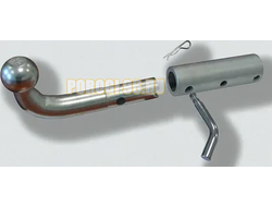 Фаркоп Лидер-Плюс для KIA CERATO III (седан) 2013-2018 (С БЫСТРОСЪЕМНЫМ ШАРОМ)