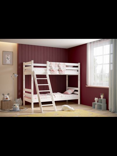 Двухъярусная кровать "Соня" с наклонной лестницей Вариант 10