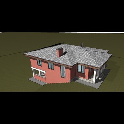 Двухэтажный дом с тремя спальнями 152м² (S100)