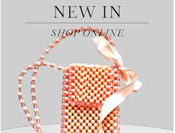 Сумочка для телефона, цвет персиковый