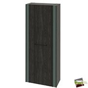 Шкаф для одежды 882х424х2084 G-72_Дуб Шерман антрацит/Зеленый камень