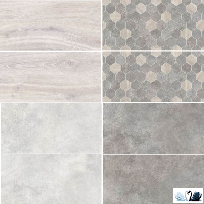 Плитка Belani Cornion дымчатый 30х60 см, настенная, Береза керамика