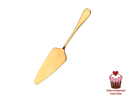 Лопатка для торта, золото, металл