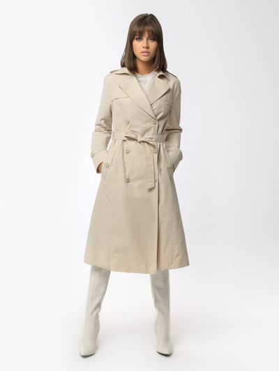 Плащ Арт 22122 - бежевый