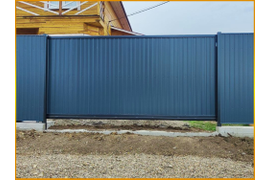 Забор из профлиста - д. Куда