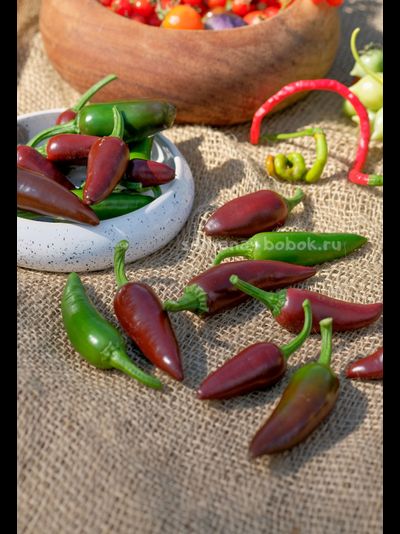 Перец острый Jalapeno Brown (Халапеньо Браун), 10 шт
