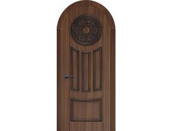 Арочная дверь Зевс с патиной