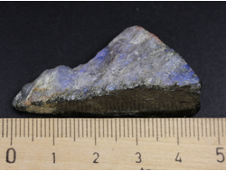 Беломорит (плагиоклаз), необработанный "дикий" образец, Карелия (45*22*18 мм, 15 г) №26365