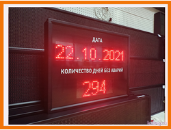Электронное Табло уровня травматизма