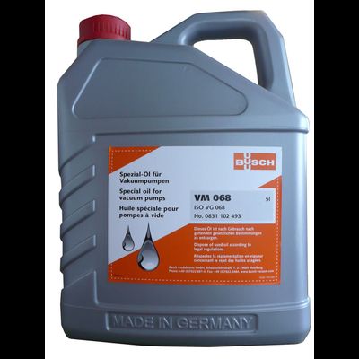 Вакуумное масло Busch VM 068 5 литров, вязкость ISO-VG 68 | 0831102493