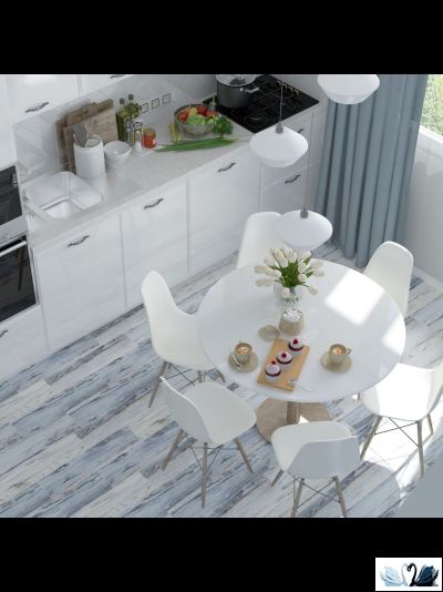 Плитка из керамогранита Belani Монреаль GP голубой 59,4 х 14,7 см Береза керамика