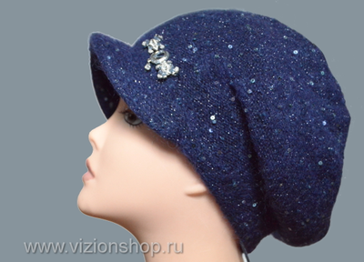 Зимняя женская кепка итальянская Визио Vizio Collezione