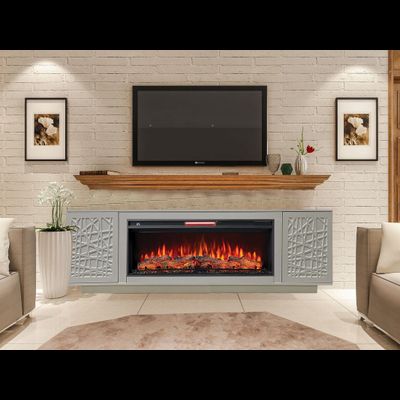 Линейный электрокамин Майами SL с очагом Joker 45