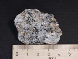 Циркон (кристаллы в породе), Россия, Южный Урал, Вишневые горы (48*32*14 мм, 23 г) №17770