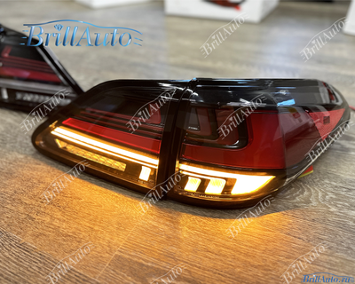 Стопы Lexus RX 2009-2015 красные с анимацией