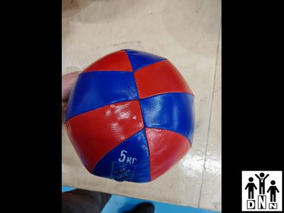 Медицинбол 5кг из тента. Диаметр 25см DNN