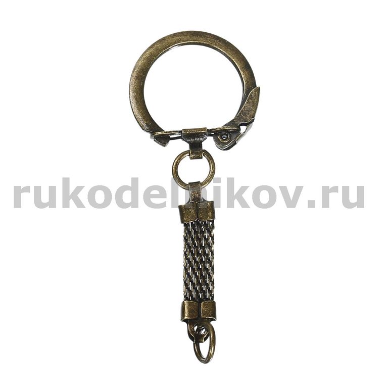 основа для брелка античная бронза