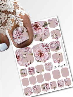 Мини пленки для педикюра LIT-047