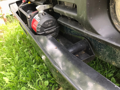 Подрамник (площадка) лебёдки Нива 4х4 "Вольф-стелс ZST-C-2" универсальный на трубах